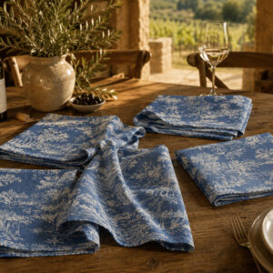 Nostalgic Country Blue and White Serviettes